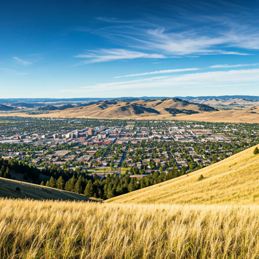 Helena, Montana city view